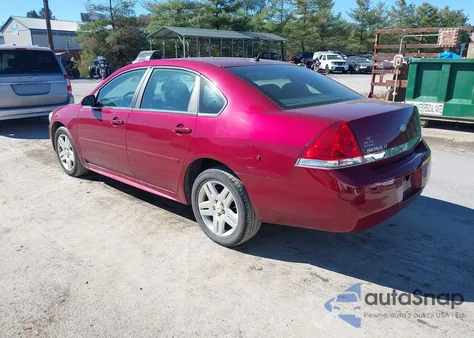 2011 Chevrolet Impala Lt из США, поврежденный, VIN 2G1WB5EK9B1166660